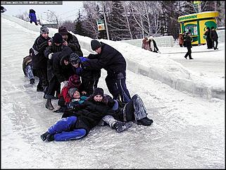    Предновогодние гуляния