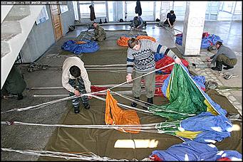    Тренировка парашютно-десантной пожарной службы