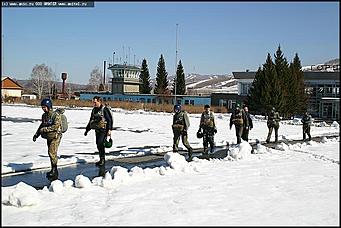    Тренировка парашютно-десантной пожарной службы