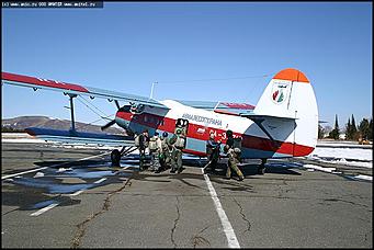    Тренировка парашютно-десантной пожарной службы