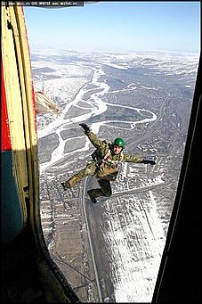    Тренировка парашютно-десантной пожарной службы
