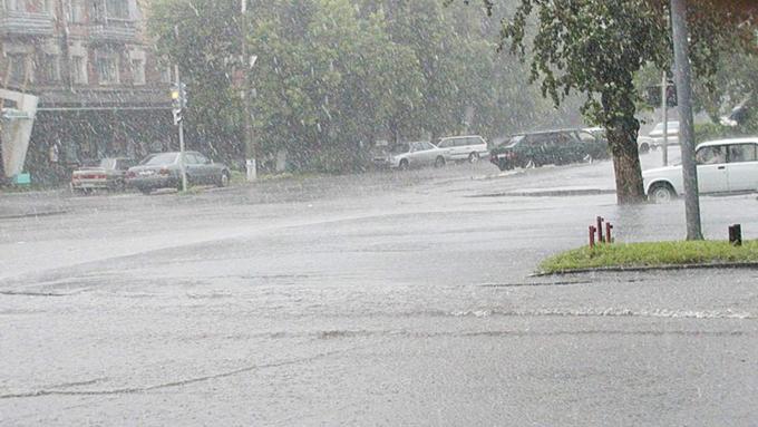    Ливень в Барнауле