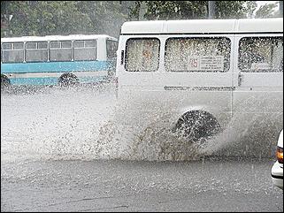    Ливень в Барнауле