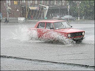    Ливень в Барнауле