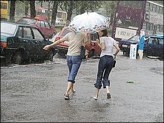    Ливень в Барнауле