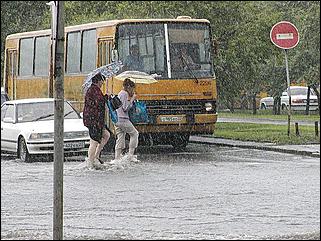    Ливень в Барнауле