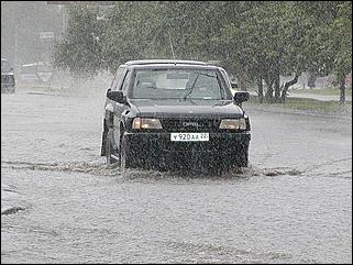    Ливень в Барнауле