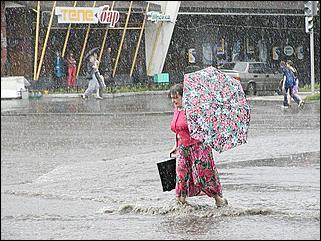    Ливень в Барнауле