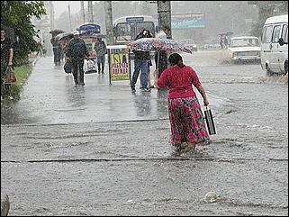    Ливень в Барнауле