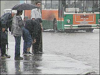    Ливень в Барнауле