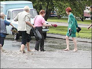    Ливень в Барнауле