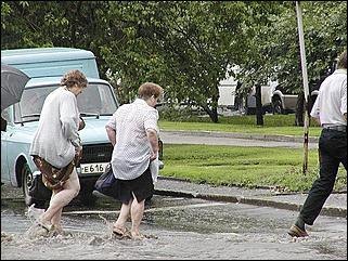    Ливень в Барнауле