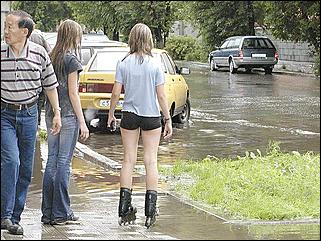    Ливень в Барнауле