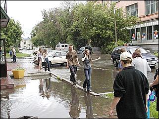    Ливень в Барнауле
