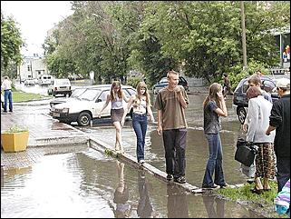    Ливень в Барнауле