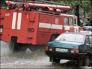    Ливень в Барнауле