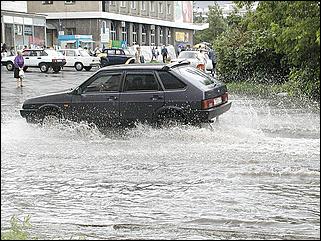    Ливень в Барнауле