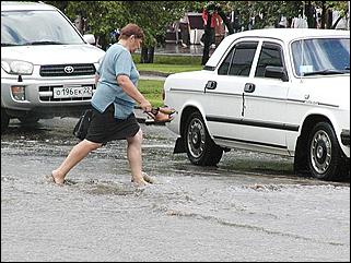    Ливень в Барнауле