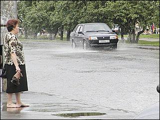    Ливень в Барнауле