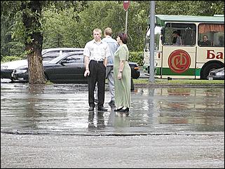    Ливень в Барнауле