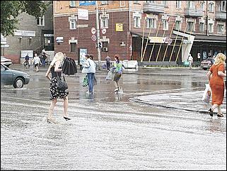    Ливень в Барнауле