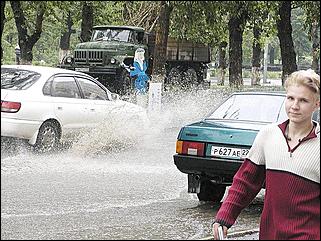    Ливень в Барнауле