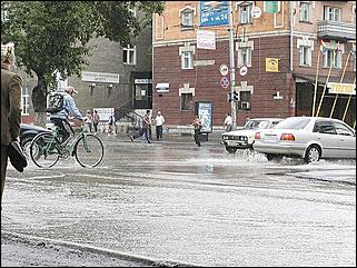    Ливень в Барнауле