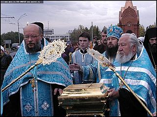    Мощи святой Елисаветы и Варвары на Алтае