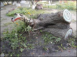    Город украшает себя