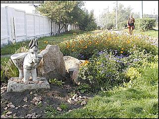    Город украшает себя