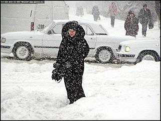    Снегопад в Барнауле