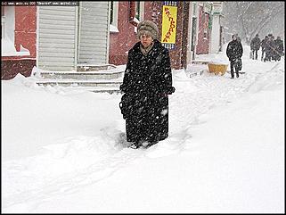    Снегопад в Барнауле