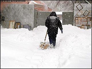    Снегопад в Барнауле