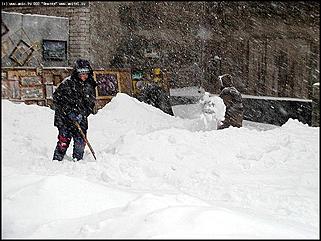   Снегопад в Барнауле