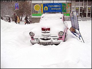    Снегопад в Барнауле