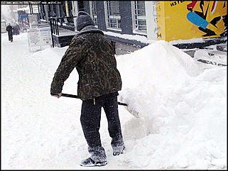    Снегопад в Барнауле