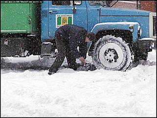    Снегопад в Барнауле