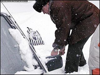    Снегопад в Барнауле