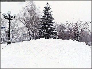    Снегопад в Барнауле