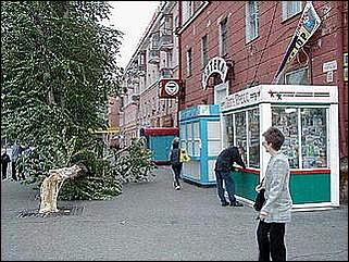    Буря в Барнауле. 03 июня 2001.