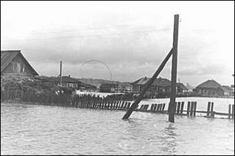   Наводнение в Затоне Барнаул 1958 год.<br><font size="1">/ автор фотографий - Игорь Рогалев /</font>