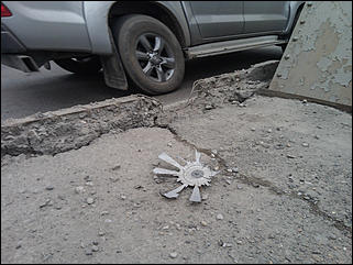 20 апреля 2018 г., Барнаул. Екатерина Смолихина   Почему старый мост в Барнауле становится опасным