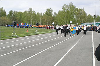 21 мая 2010 г., Барнаул   Открытие X летней Олимпийской недели в Барнауле