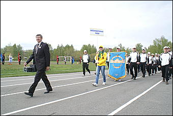 21 мая 2010 г., Барнаул   Открытие X летней Олимпийской недели в Барнауле