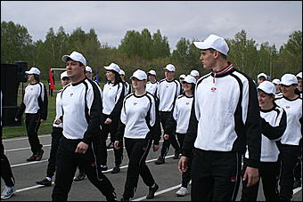 21 мая 2010 г., Барнаул   Открытие X летней Олимпийской недели в Барнауле