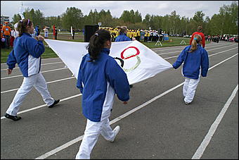 21 мая 2010 г., Барнаул   Открытие X летней Олимпийской недели в Барнауле