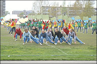 21 мая 2010 г., Барнаул   Открытие X летней Олимпийской недели в Барнауле