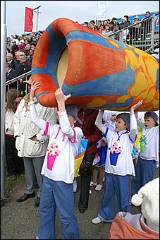 21 мая 2010 г., Барнаул   Открытие X летней Олимпийской недели в Барнауле