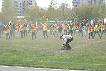 21 мая 2010 г., Барнаул   Открытие X летней Олимпийской недели в Барнауле