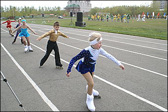 21 мая 2010 г., Барнаул   Открытие X летней Олимпийской недели в Барнауле